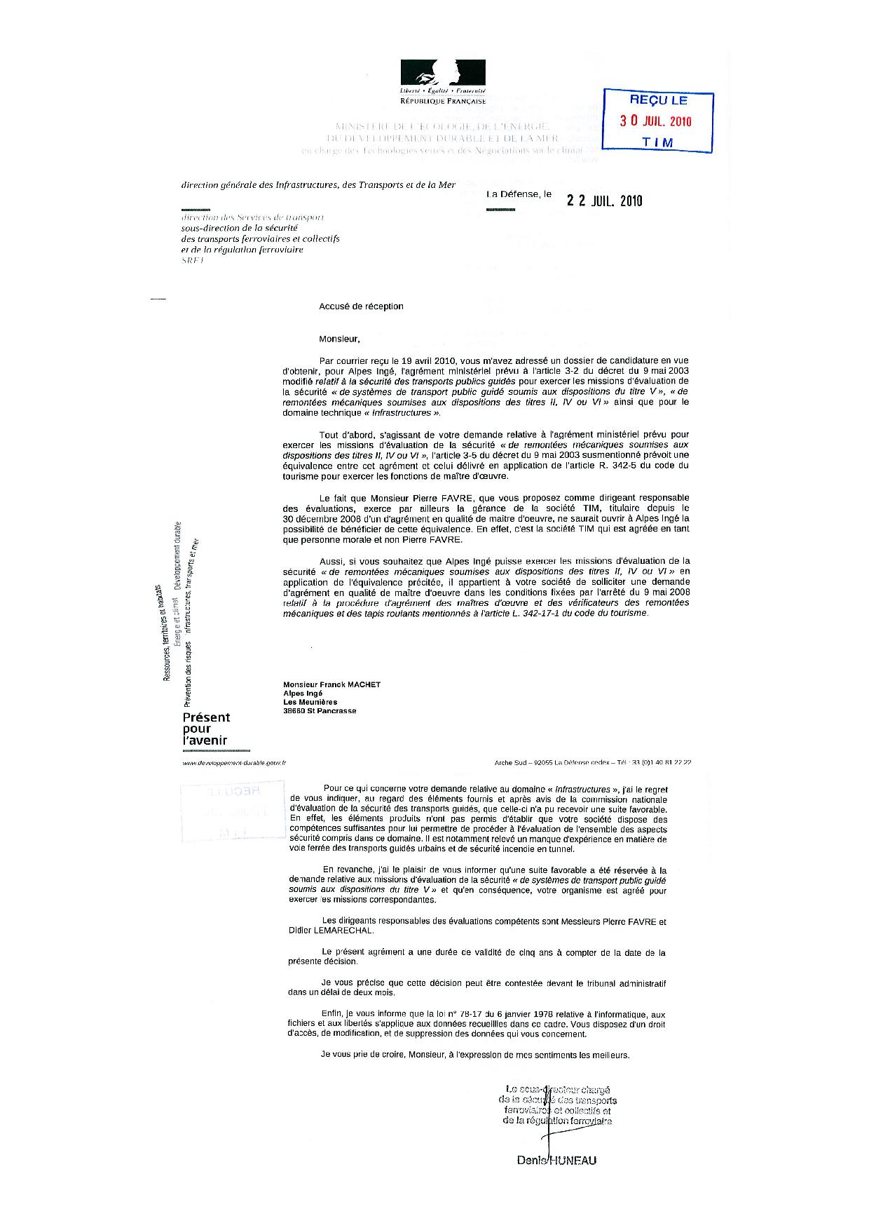 Systèmes de transports guidés – Trains Touristiques (EOQA)