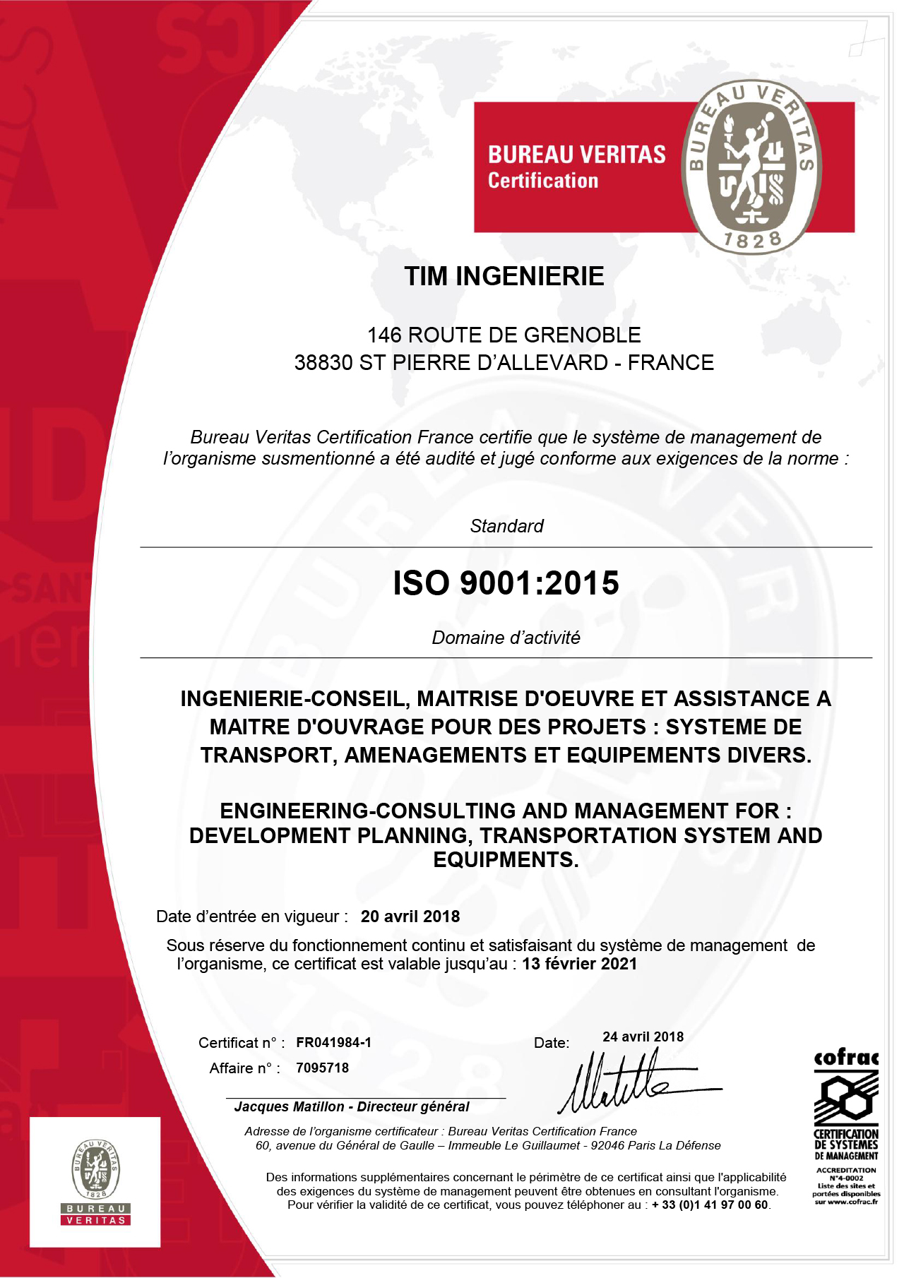 Coordonateur Sécurité et protection de la santé